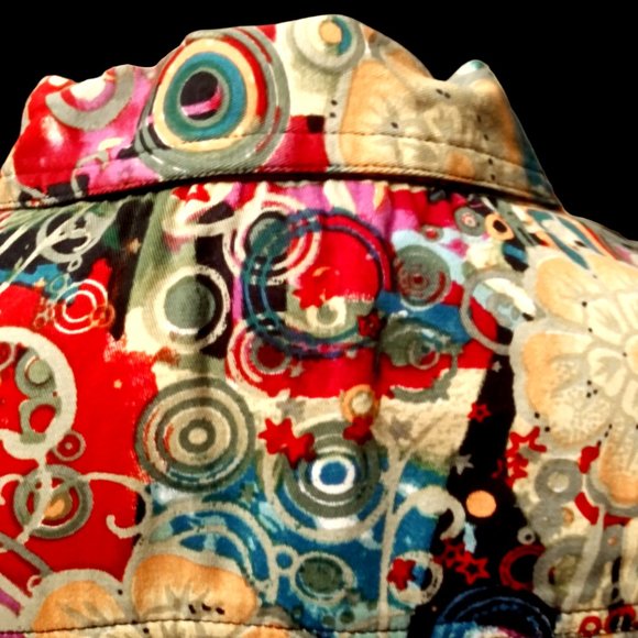 Kaktus Size XL Woman's Top Jacket, Plus Size Woman, Vintage XL Oversize Jacket - Picture 4 of 16